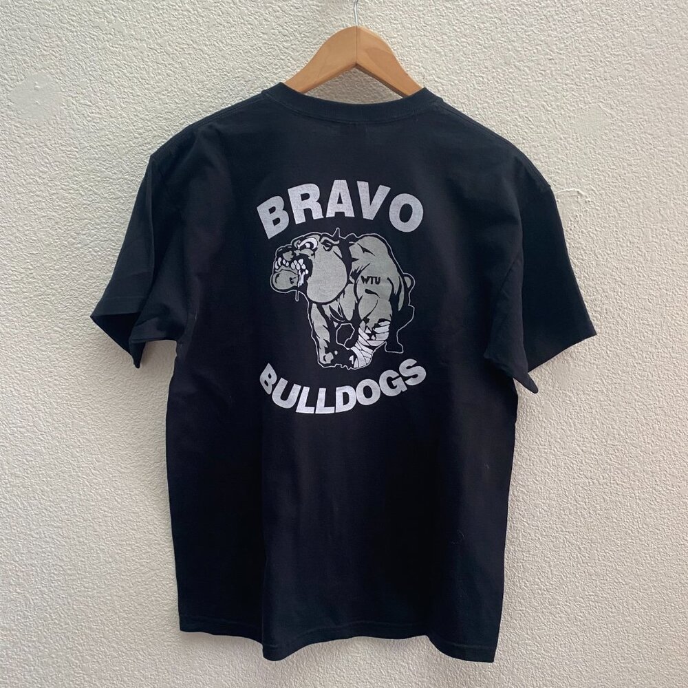 Bravo Bulldogs Fort Carson WTU Warrior Transition Unit T-Shirt Large Gildan